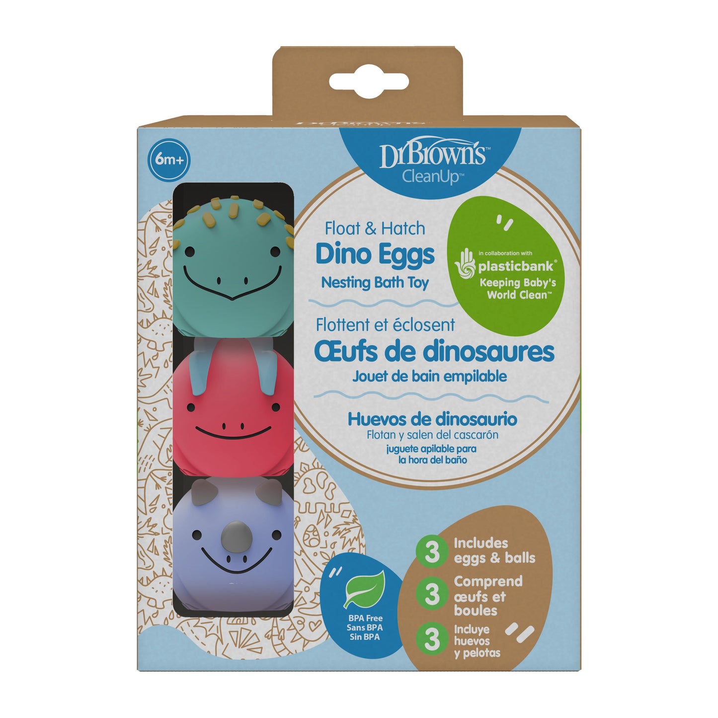 Dr. Brown’s™ CleanUp™ Float & Hatch Dino Eggs