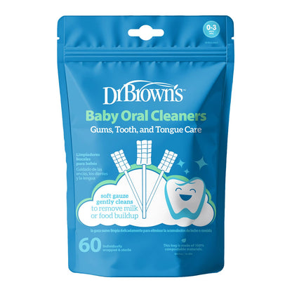 Dr. Brown's™ Baby Oral Cleaners – 60 count
