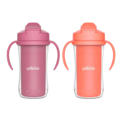 Dr. Brown’s® Milestones™ Insulated Straw Cup, 2-Pack