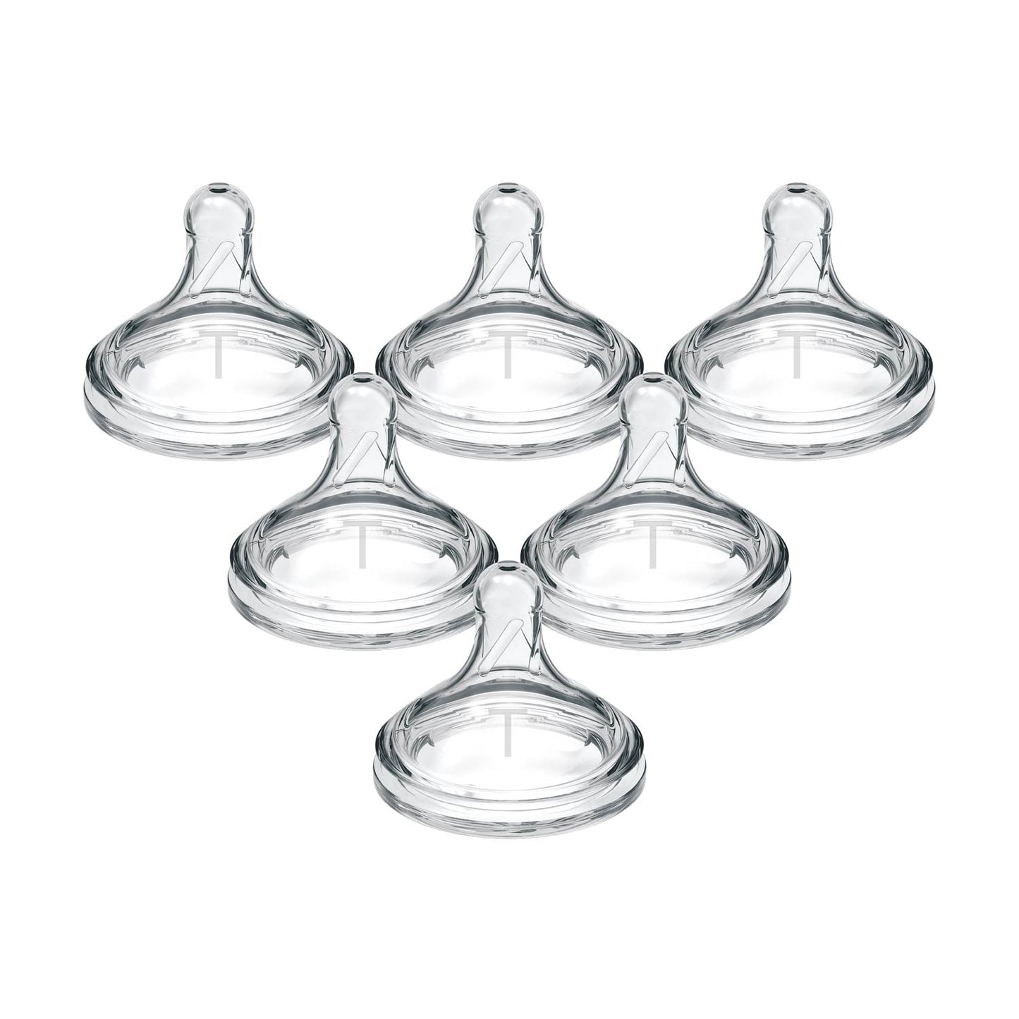 Dr. Brown’s Natural Flow® Level T Wide-Neck Bottle Nipples – 6-Pack