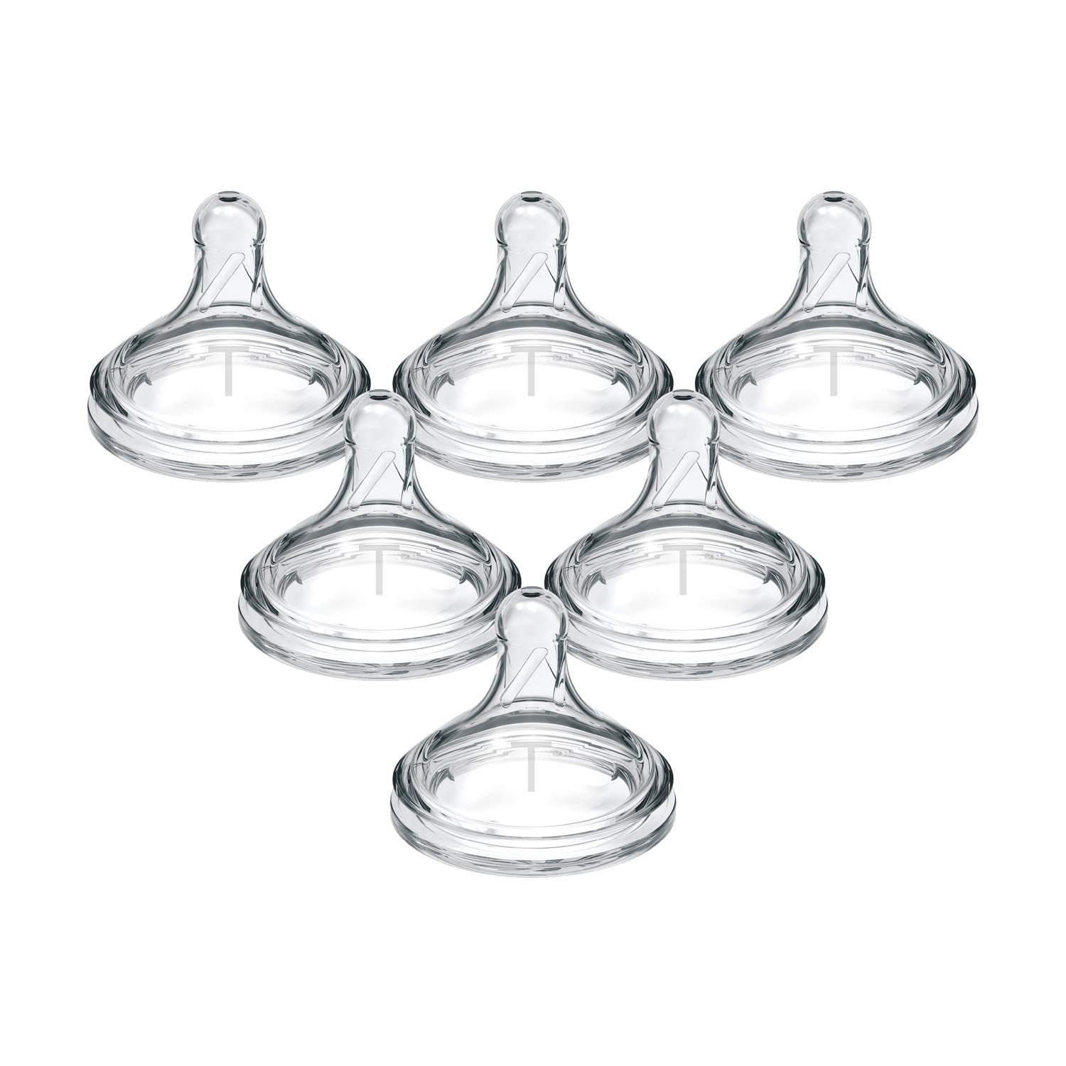 Dr. Brown’s Natural Flow® Level T Wide-Neck Bottle Nipples – 6-Pack
